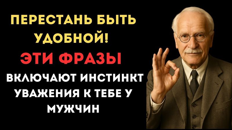 👁️ 7 ФРАЗ, после которых мужчина начинает уважать женщину | КАРЛ ЮНГ