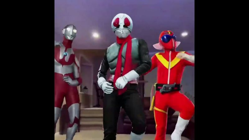 DANCE IF YOU'RE THE BEST JAPANESE SUPERHERO. #tokusatsu #kamenrider #ultraman #supersentai