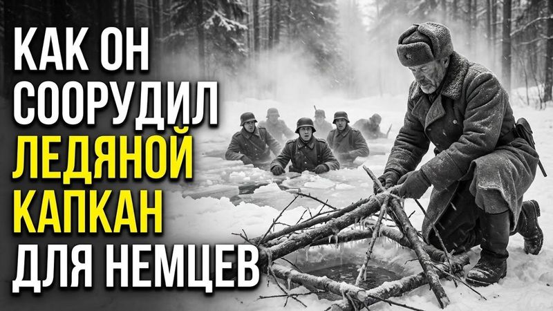 как хитрая ловушка охотника заморозила  немецкую роту