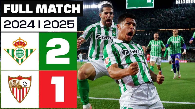 Real Betis 2-1 Sevilla FC | PARTIDO COMPLETO | LALIGA EA SPORTS 2024/25