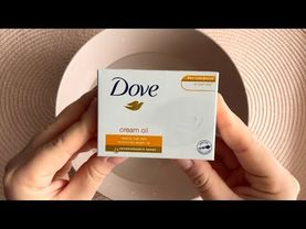 🕊️ASMR SOAP 🕊️ Dove cream oil ☁️