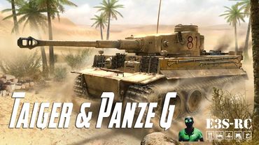 E3S-RC Model Scale TANK BATTLE 1/16 Tiger 1 Taigen vs Panze G Henglong