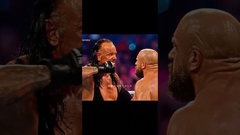 "THE GAME MEETS THE PHENOM : Triple’H vs The Undertaker's Final Chapter"💀#wwe #wrestling #shorts