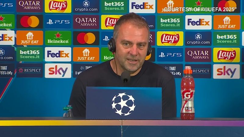 Inter-Barcellona 4-3, Flick: "L'arbitro in tutte le decisioni ha favorito l'Inter,  ma meglio non.."