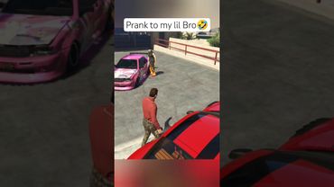 Prank to my lil Bro🤣  #gtaviral #gtaonline #gta5online #gta5 #gtacars #shorts