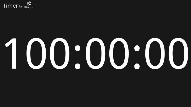 100 Hour Countdown Timer