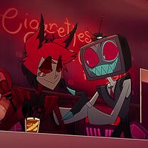 I love radiojoy ❤️#edit #hazbinhotel2season #alastor #emily #radiojoy...