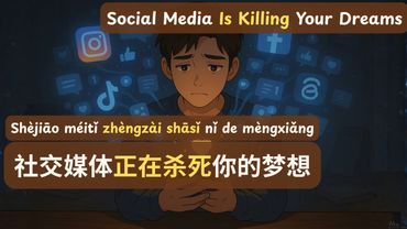 Social Media Is Killing Your Dreams | 社交媒体正在杀死你的梦想Shèjiāo méitǐ zhèngzài shāsǐ nǐ de mèngxiǎng | HSK