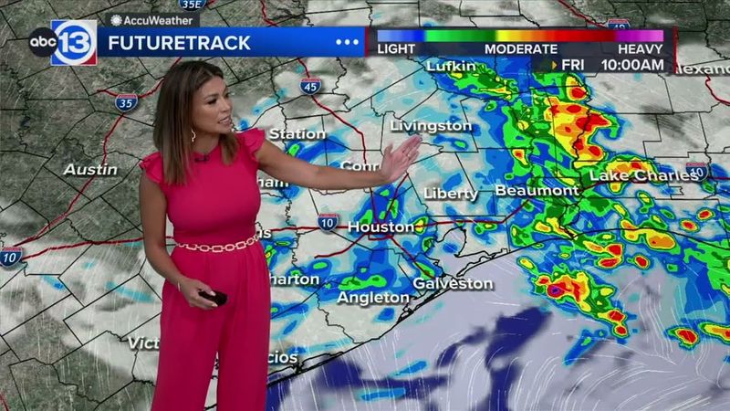 Tropical rains for some of us Friday