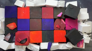 Dusty Chalk with some Almost Brown Dye!