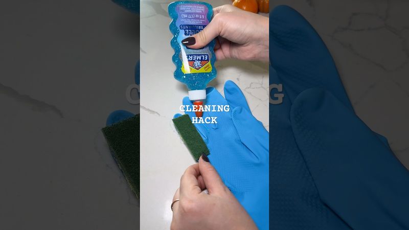 Kitchen cleaning hack #cleaninghacks #tipsntricks #cleaning #shorts
