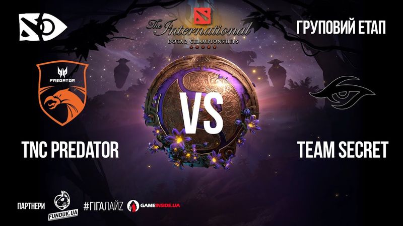 [UA] TNC vs Team Secret | Груповий етап «The International 2019» | День 3
