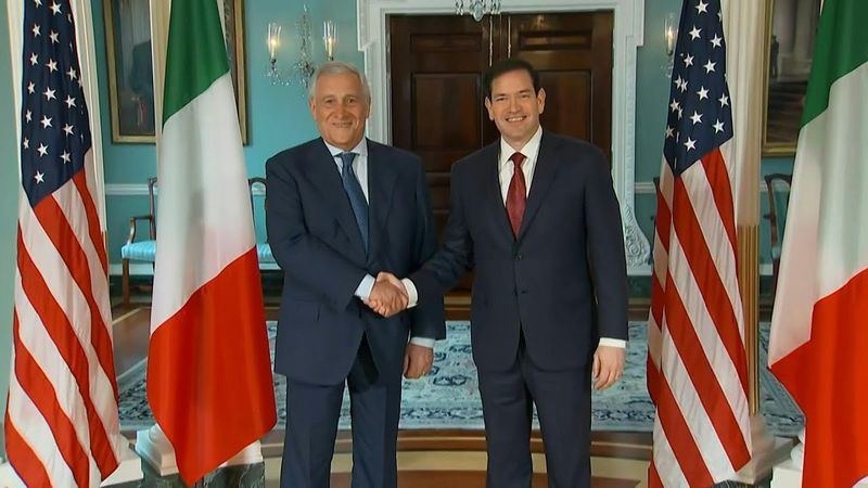 US Secretary of State Rubio meets with Italian counterpart Tajani | AFP
