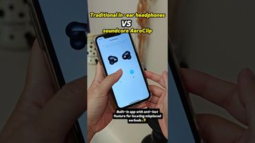 soundcore AeroClip #openear #earpod #openearbuds #soundcore #fyp