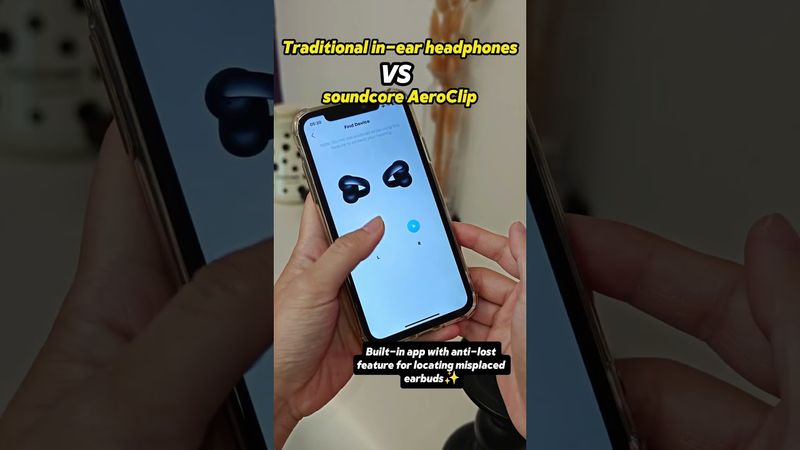 soundcore AeroClip #openear #earpod #openearbuds #soundcore #fyp