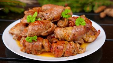Meat rolls. Juicy and tasty.