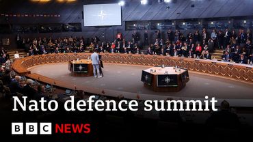 Nato leaders discuss defence spending at summit  | BBC News