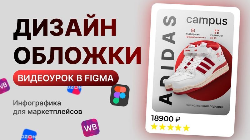 ДИЗАЙН КАРТОЧКИ ТОВАРА для Wildberries | реальный заказ в Figma