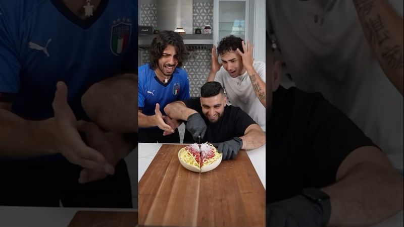 He made PASTA with CAKE? @patrickzeinali