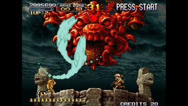Metal Slug 3: Mission 4: Tombstone of Sand (All Routes Shown)