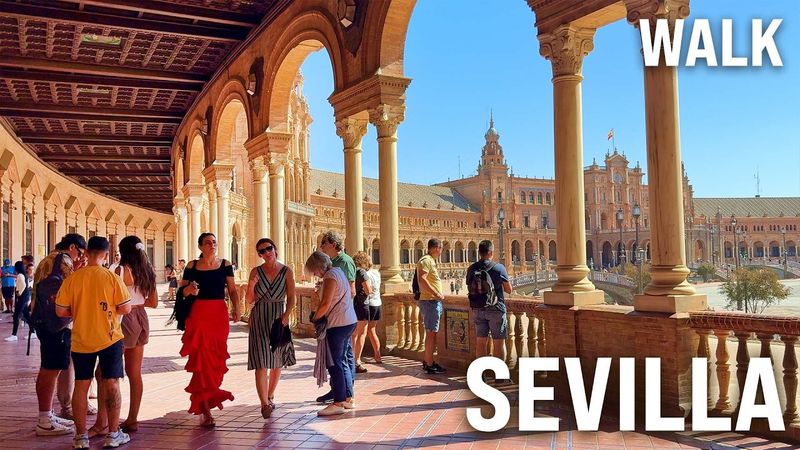 SEVILLA Walking Tour 2025 | Spain Immersive Walk for Big TVs [4K/60fps]