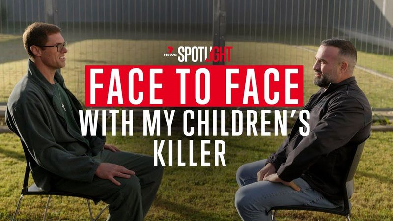 Father meets his children's killer | Extraordinary moment inside maximum-security prison