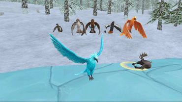 ОРЛЫ гоняют ЛОСЕй в WildCraft