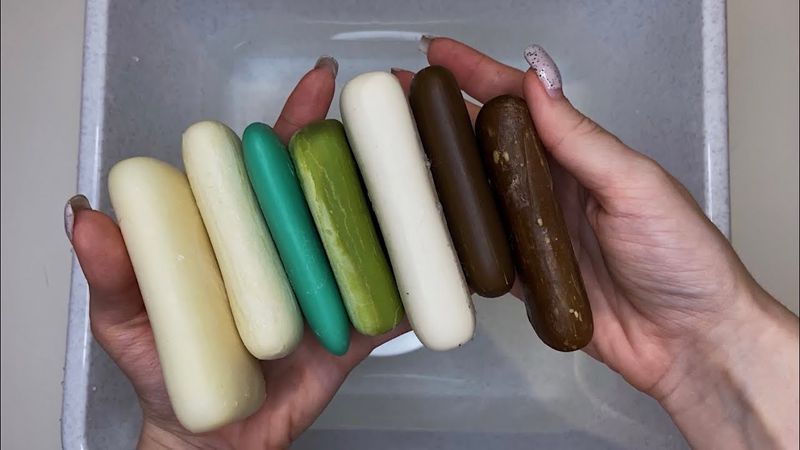 ASMR 🧼😴 Soap from a soap dish | АСМР 🧼😴 Мыление мылок из моей мыльницы