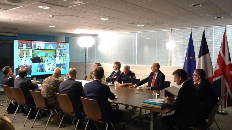 Starmer, Macron chair 'coalition of willing' call on Ukraine | AFP