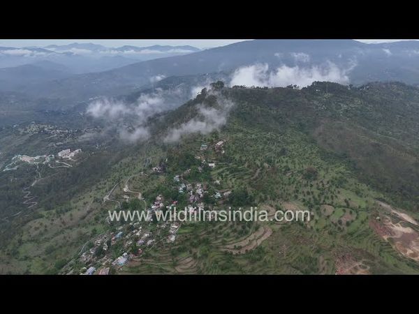 Kasar Devi Village and Almora town in Kumaon, Uttarakhand: Pine forests and monsoon mists