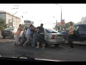 Разборки на дороге и аварии