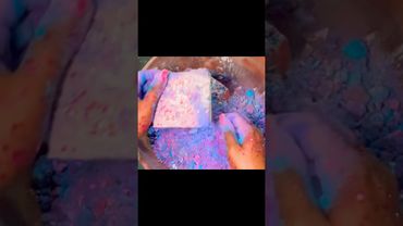 💜 #oddlysatisfying #crunchy #relax #gymchalkasmr