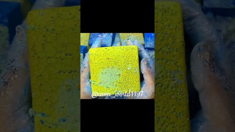 Thin pasted Block #oddlysatisfying #relax #satisfying #dusty #viralvideo #experiment #gymchalkasmr