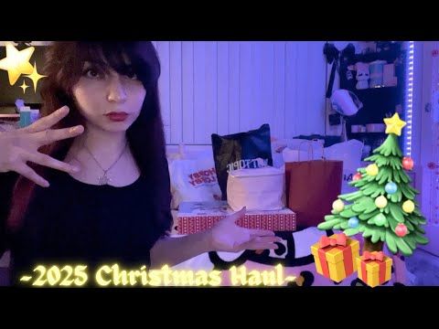 ✭Asmr~ Christmas Haul✭ 𐂂❄️⛇