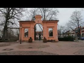 RASTATT 4K, Baden-Württemberg, Germany Empty Streets Walktour