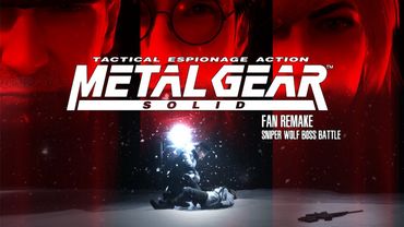 METAL GEAR SOLID - FAN REMAKE - Sniper Wolf Boss Fight