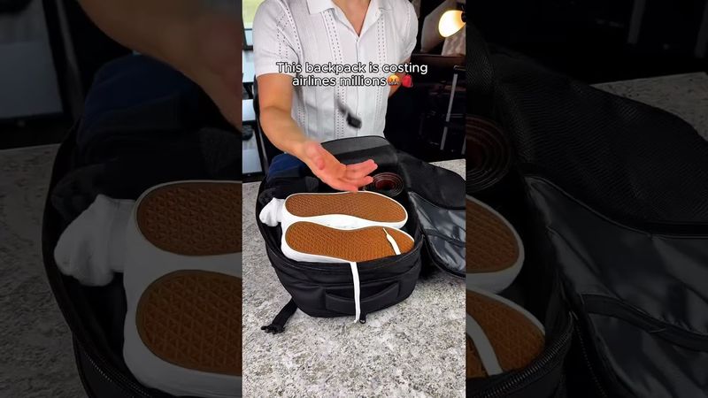 Le compagnie aeree non vogliono che salti le tariffe per i bagagli 😈 #travelhacks #vacation #vaca...