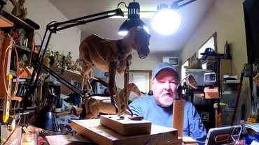 PRAIRIE THUNDER   Starting the neck and shoulder of the Second Horse