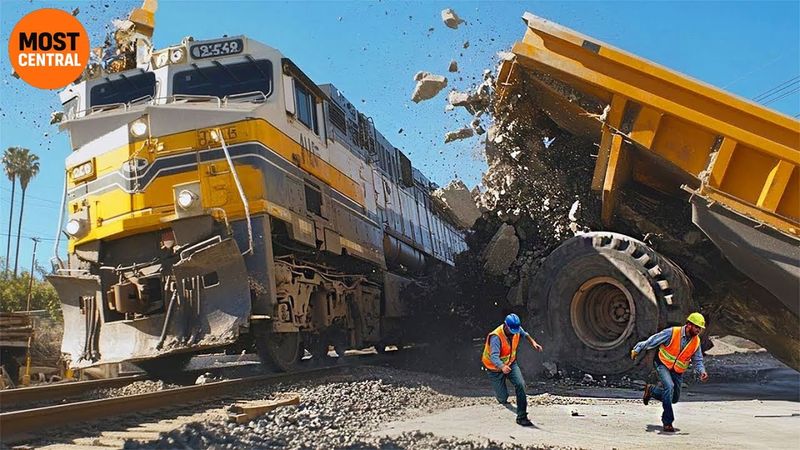 175 SHOCKING Train Collisions & Epic Mistakes Caught on Camera | Idiots in Cars | Best of 2025