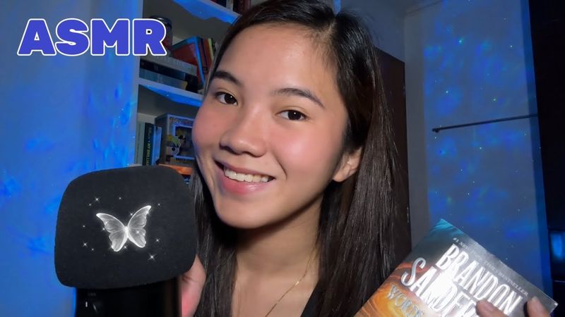 ASMR | FAST Mouth Sounds, Repeating My Intro, and Book Rambling 😴📚