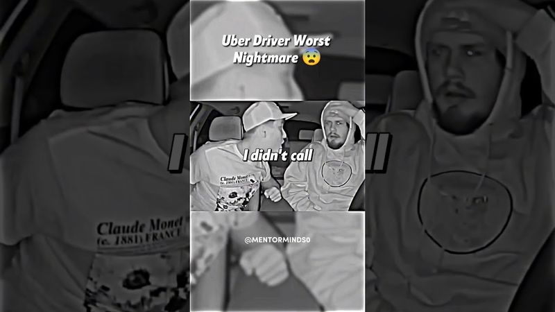 Uber Driver Worst Nightmare 😔 #mentorminds #trending #alphamale #mentalhealthcare #funny #shorts