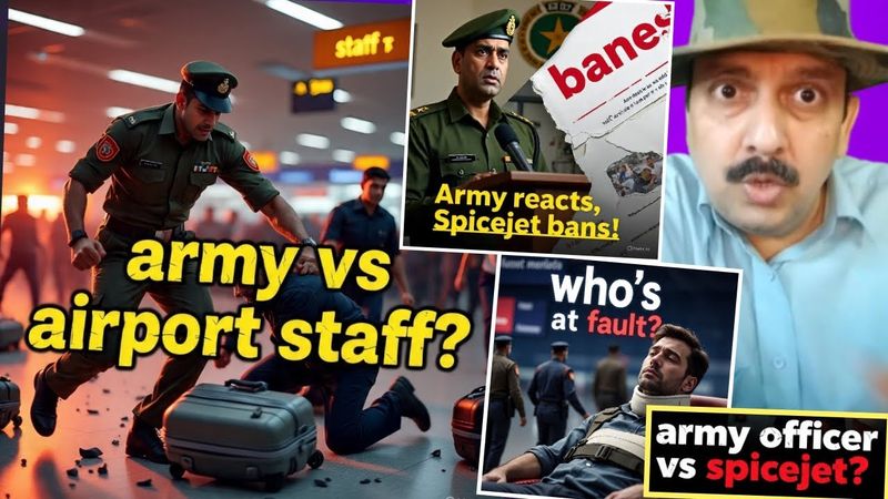 Army Officer vs SpiceJet : Viral Airport Fight Over Baggage Weight - Truth Behind Video