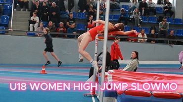 U18 WOMEN HIGH JUMP SLOWMO CHELYABINSK CHAMPIONSHIP