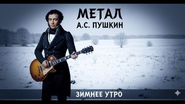 Метал Музыка от Нейросети Стихи А.С. Пушкин  - Зимнее утро | AI Music & Video