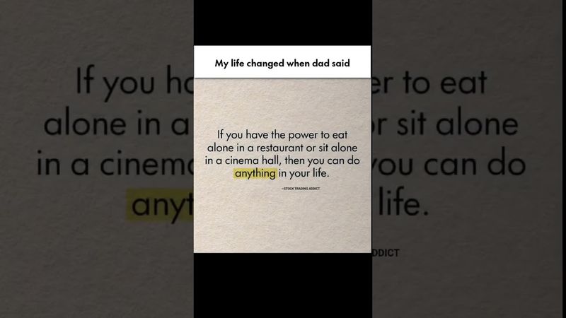 "My Life Changed When Dad Said This 🔥".   #shorts #motivation #quotes #mindset #motivational