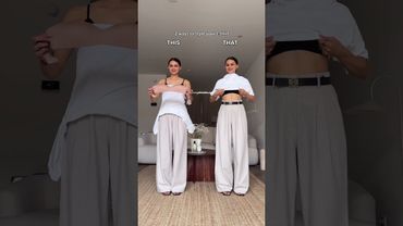 QUESTO o QUELLO? 🤯👀🤍 Trucchi in stile maglietta per migliorare il tuo look ✨ #confidenceboost