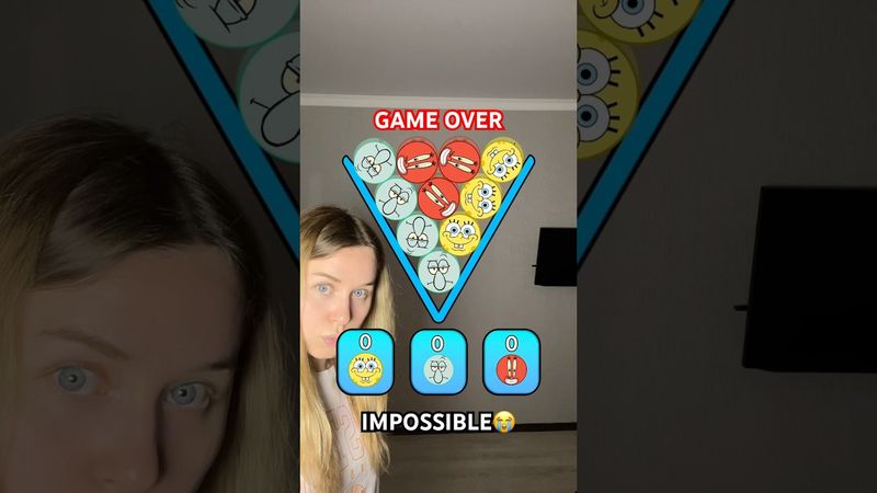 SpongeBobās ChallengešIMPOSSIBLEš#shorts