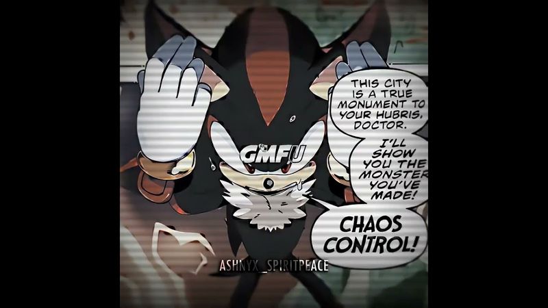 Shadow The Hedgehog [4k Edit] | ODETARI - GMFU #shadowedit #soniccomics #gmfu