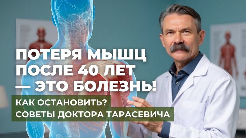 После 40 вы теряете мышцы — каждый день! Как остановить саркопению?