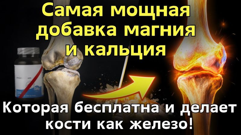 Секрет стальных костей, который фармацевтические компании скрывают от вас!